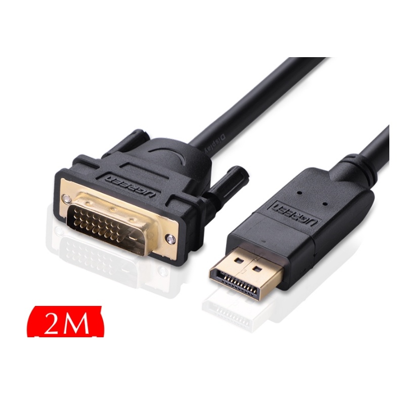 Cáp Chuyển Displayport to DVI 24+1 Dài 2M Ugreen 10221