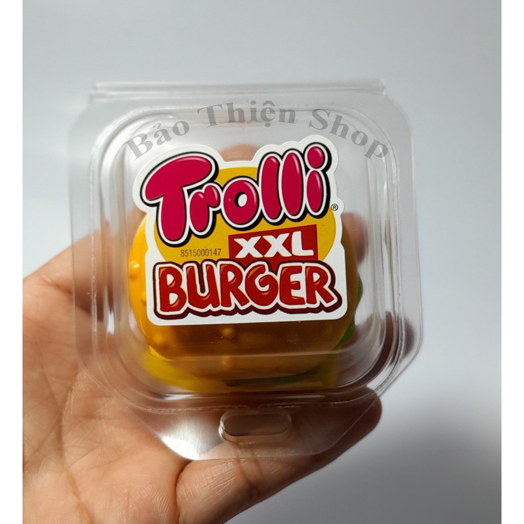 ( 24 viên) kẹo dẻo trolli hamburger 50g nhập khẩu Đức