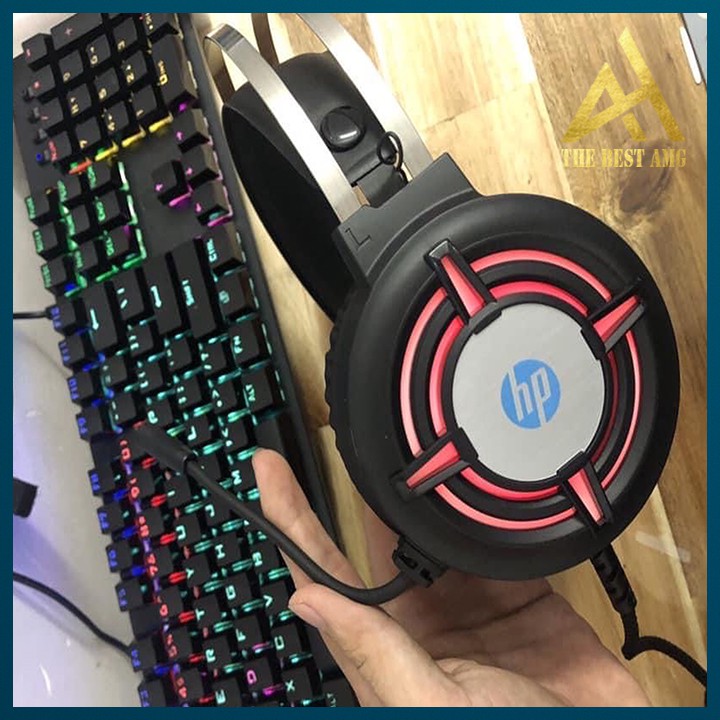 Tai Nghe Gaming Có Dây Headphone Chụp Tai HP H120G Đèn LED - Tai Nghe Nhạc Máy Vi Tính Laptop Game Thủ Có Micro | BigBuy360 - bigbuy360.vn