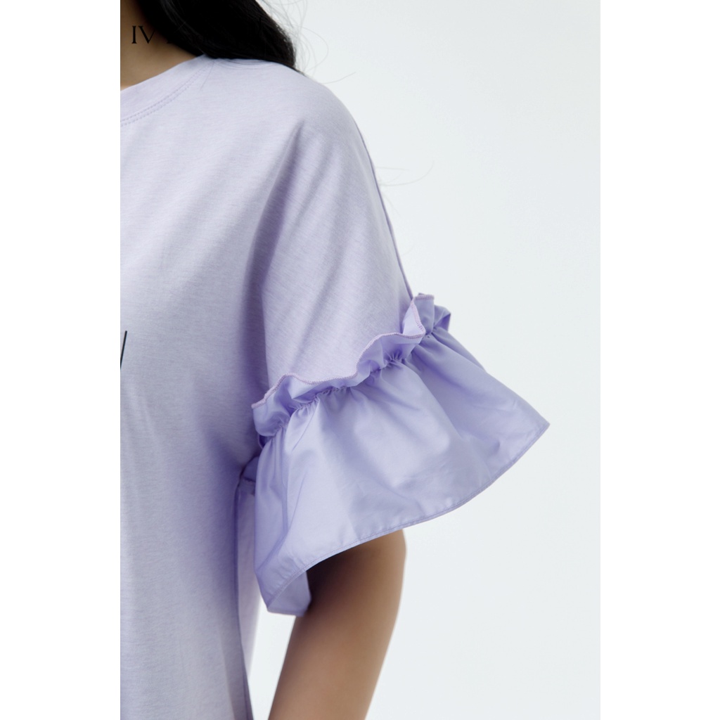 Áo thun nữ in chữ YESTERDAY IVY moda MS 57B9336