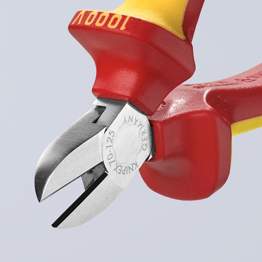 Kìm Cắt Mũi Thon Mini Chiều Dài 125mm Knipex 70 02 125/ 70 05 125/ 70 06 125 Lưỡi Cắt Tôi Cứng 62HRC Cắt Dây Điện & Thép