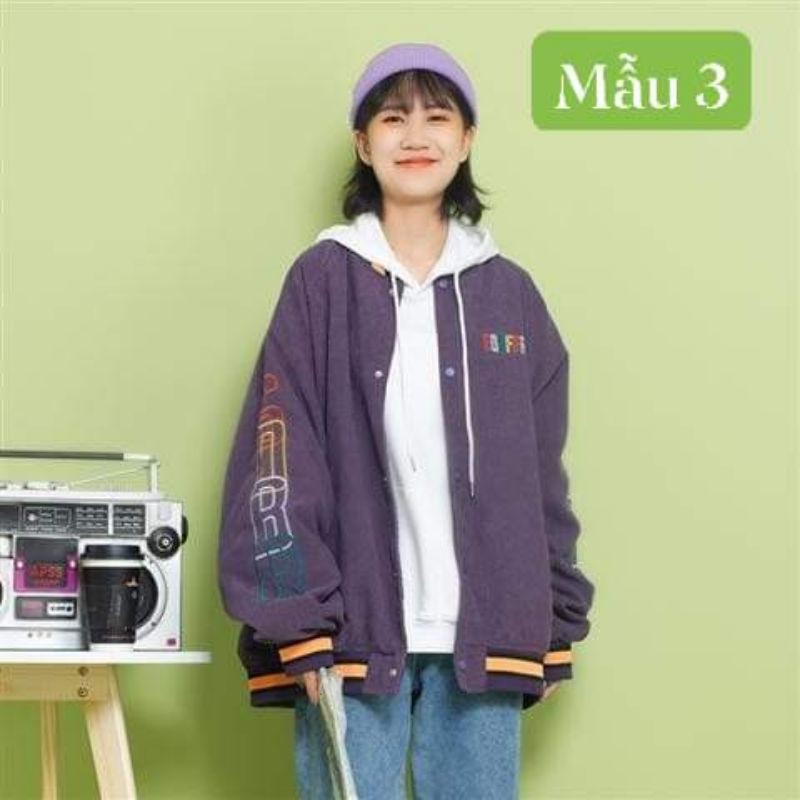 [SẴN MẪU 3 ĐEN] ÁO KHOÁC BOMBER