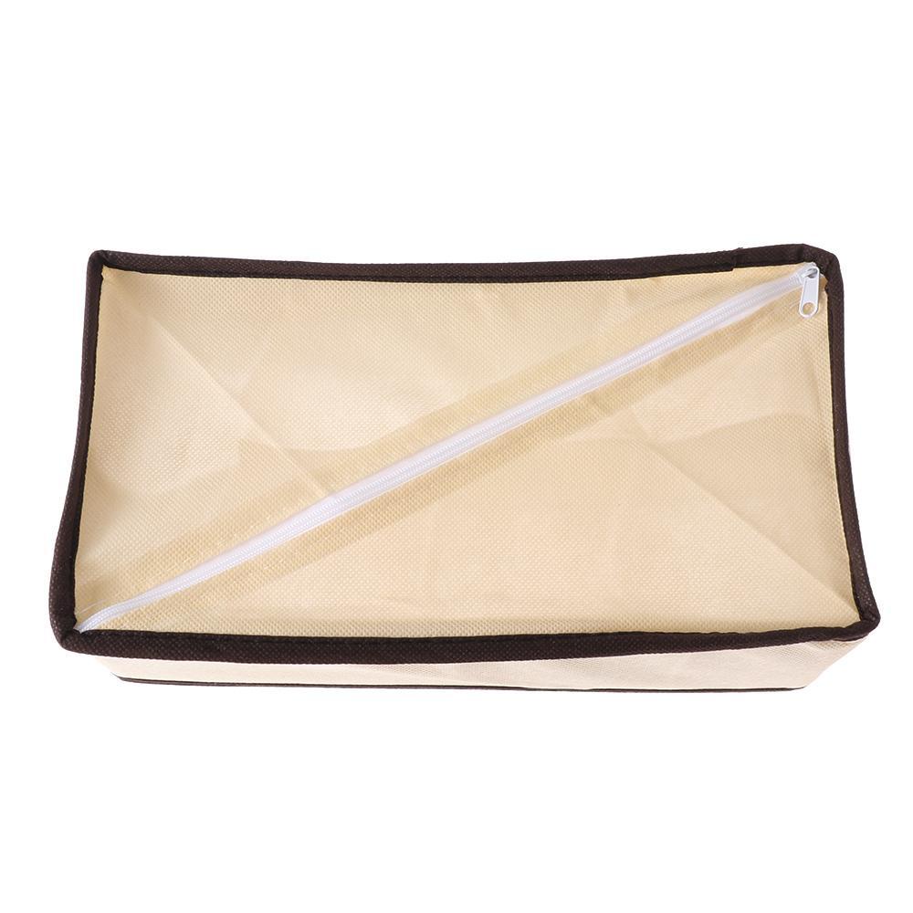 KUNHEV Set 1 / 4 Hộp Đựng Đồ Lót Bằng Vải Không Dệt Sắp Xếp Gọn Gàng Cho Nhà Ở