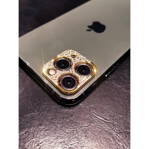 Ốp điện thoại đính đá 3D lấp lánh sang trọng cho iPhone 11 12 13 Mini Pro Max