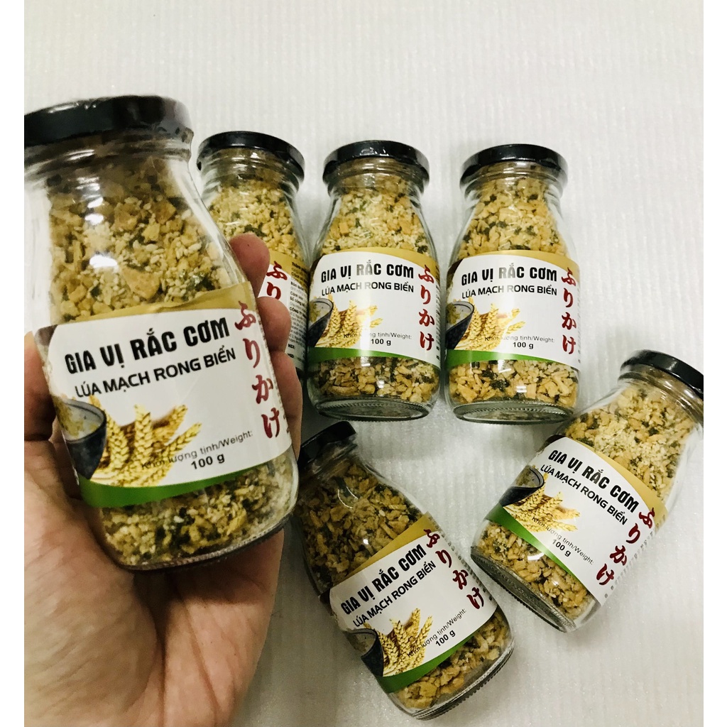 Gia vị rắc cơm Lúa mạch rong biển Tâm Minh Foods 48gr-100gr