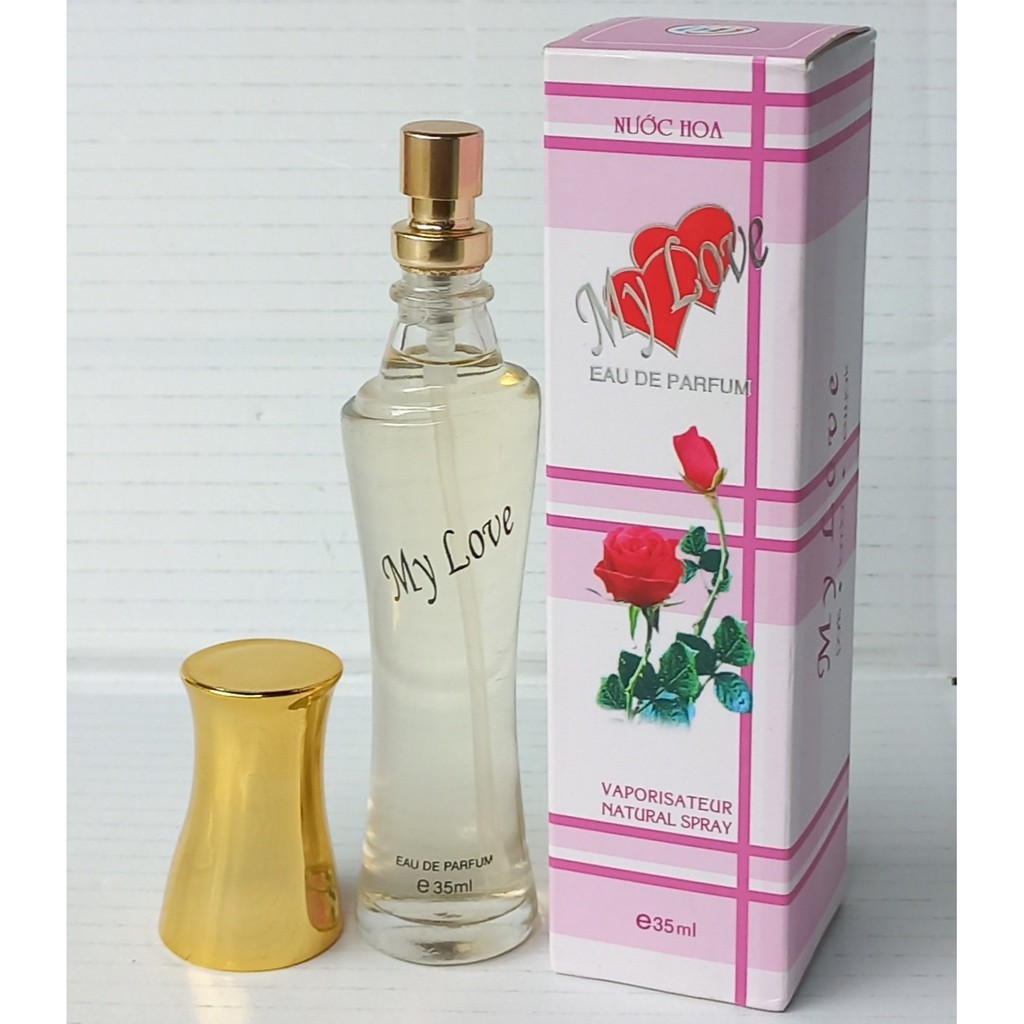 Nước hoa My Love hương hoa Sen Lotus 35ml (hồng)