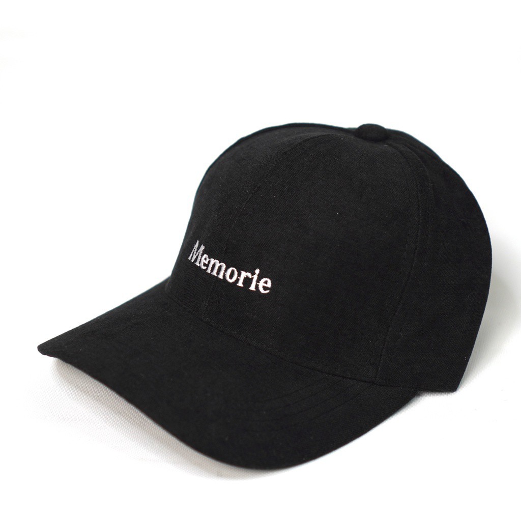 Mũ lưỡi trai nam nữ đa dạng họa tiết thêu chữ Memorie mã NK11 ,Nón kết phong cách Ulzzang form unisex