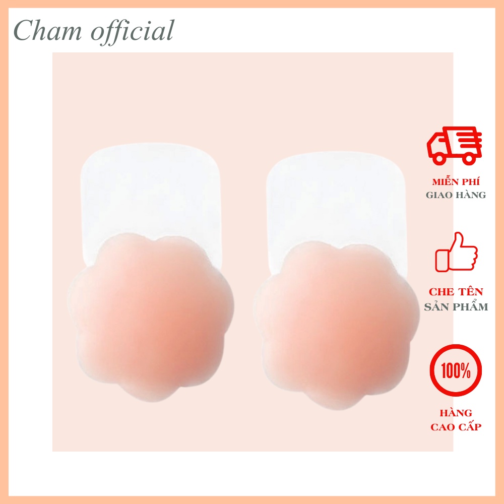 Miếng dán nhũ hoa nâng ngực silicon màu hồng siêu chắc