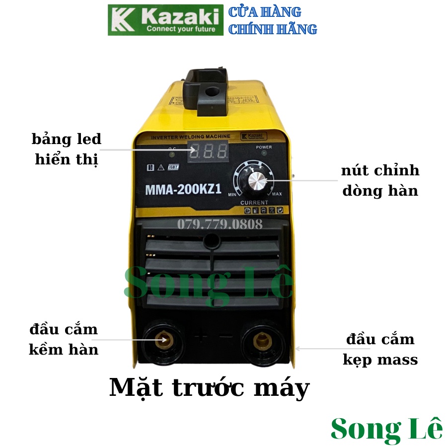 Máy Hàn Mini Kazaki MMA-200KZ1, Máy Hàn Gia Đình Lõi Đồng Chính Hãng