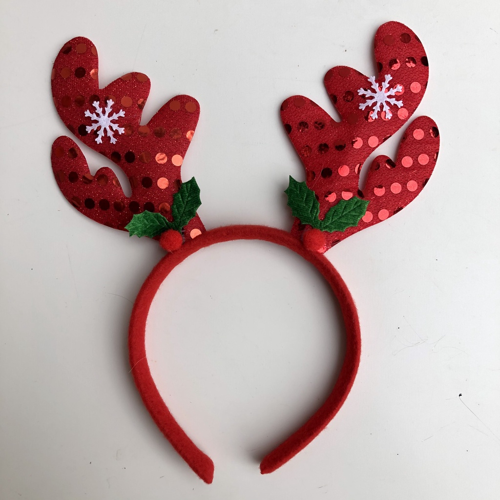 Bờm sừng tuần lộc Giáng sinh Noel cho trẻ em và người lớn