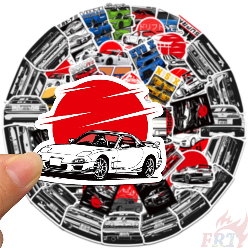 Set 115 Món Đồ Dùng Cá Tính Năng Động ❉ Jdm Legend Series Miếng Dán ❉ Sticker Dán Tường Chống Thấm Nước Thời Trang