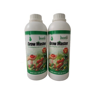 Dung dịch thủy canh Grow Master ăn trái cặp 2 lít pha loãng 350 lít nước