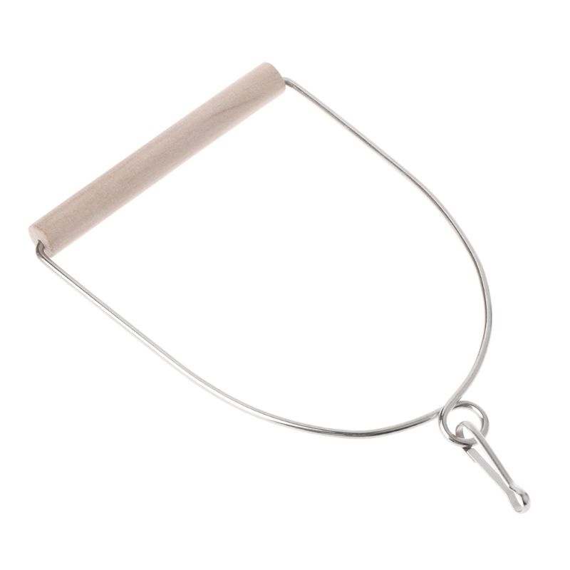 Xích Đu Đứng Kiêm Chỗ Đậu Hình Chữ U Bằng Gỗ Tự Nhiên Treo Lồng Chim Vẹt