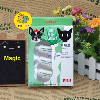 Nhỏ Tai Ear Mite Treatment Magic rận tai chó mèo vật nuôi Pet-1989