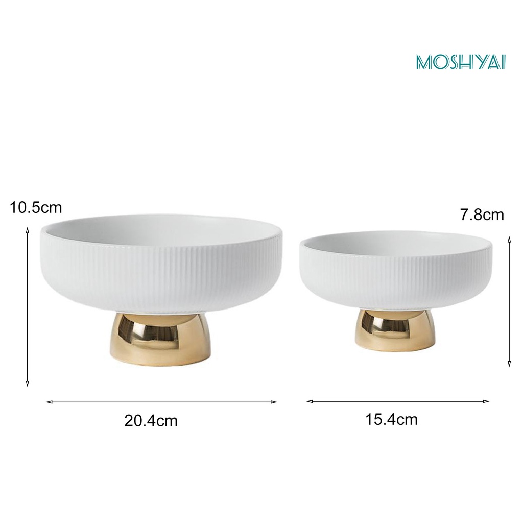 Khay Đựng Trái Cây Bằng Gốm Đa Năng Phong Cách Bắc Âu