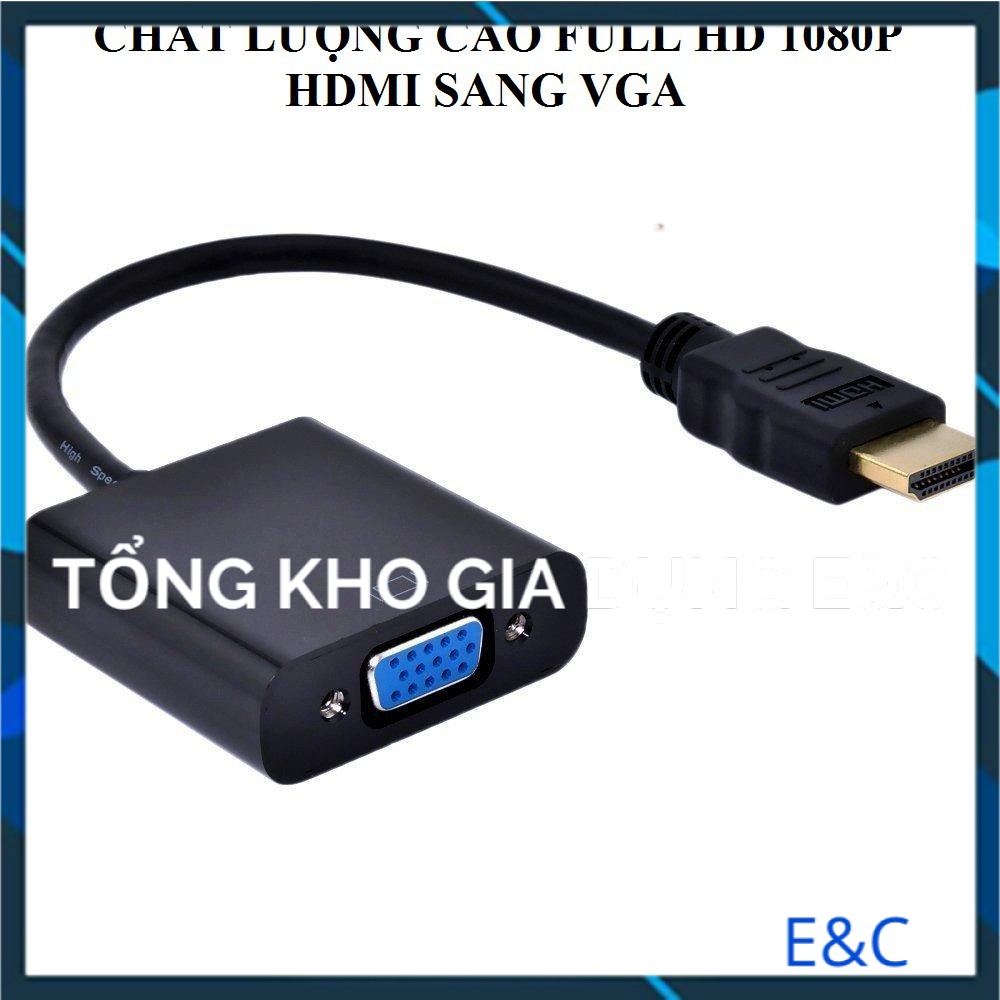 Cáp chuyển đổi HDMI sang VGA, Cáp HDMI to VGA ,dây HDMI to VGA , dây máy chiếu,