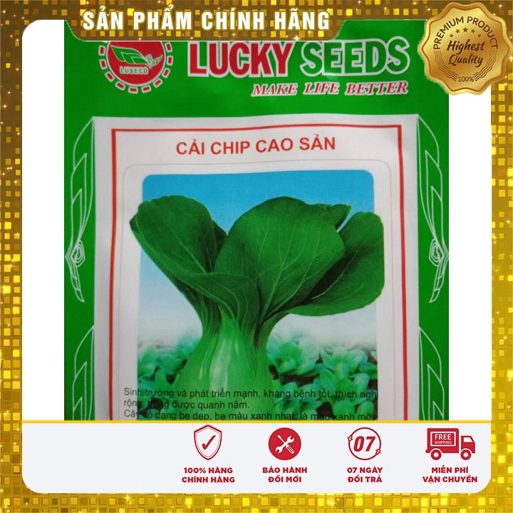 Hạt giống rau Cải Chíp Cao sản gói 20 gram