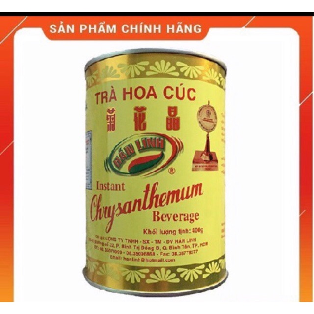 Trà hoa cúc hoà tan Hán Linh 400g loại 1 có hình huy chương