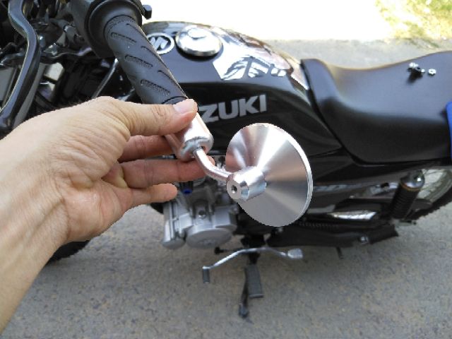 Gương gù tròn CNC cao cấp chuyên mô tô và các loại xe mô tô xe tay ga