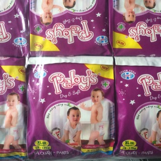 Combo 100 miếng tã quần trẻ em Paby's Size XL(13-17kg) + KM
