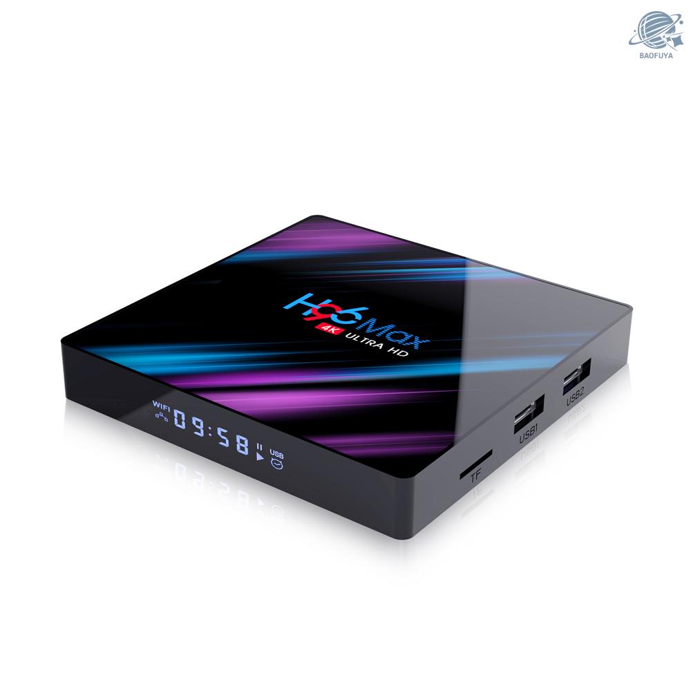 Tv Box H96 Max Smart Android 10.0 Rk3318 Lõi Tứ 64 Bit Uhd 4k Vp9 H.265 2gb / 16gb 2.4g / 5g Wifi4.0 Hd Media Player