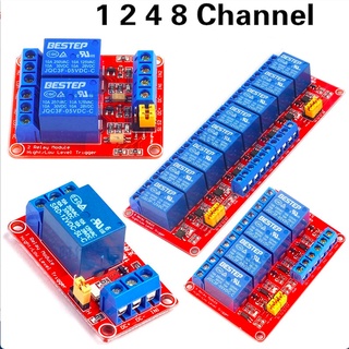 Mạch 1/2/4 Relay 5v 12v opto cách ly kích mức cao/thấp