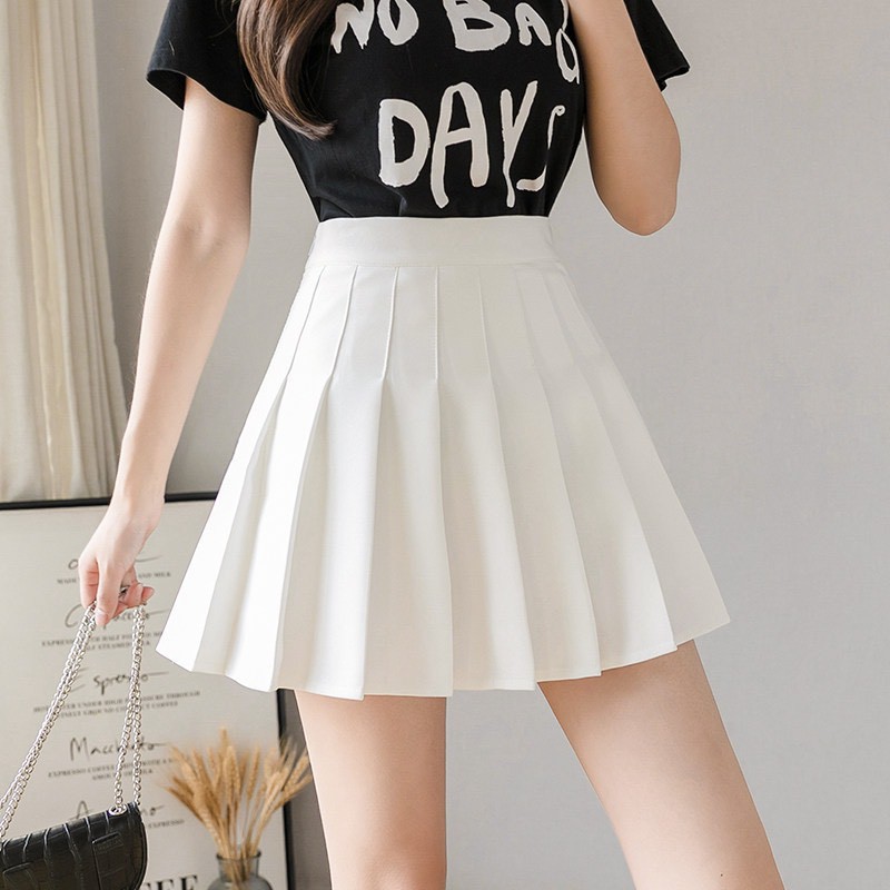 Chân Váy Xếp Ly Lưng Cao Màu Trắng Loại 1 Thời Trang Cao Cấp Freeship,Chân Váy Trắng Ngắn Thể Thao QC Mới Siêu Xinh | BigBuy360 - bigbuy360.vn