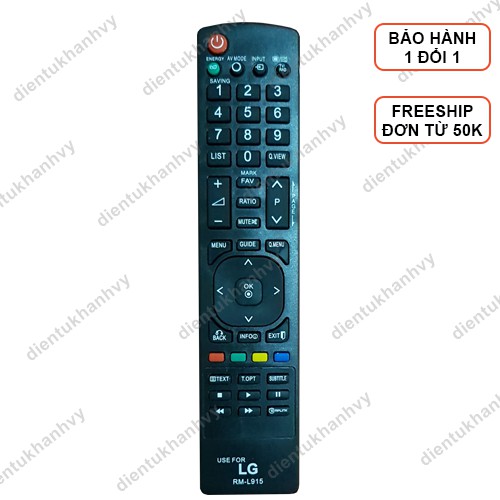 Remote Tivi LG RM-L859 và RM-L915 Giá Rẻ