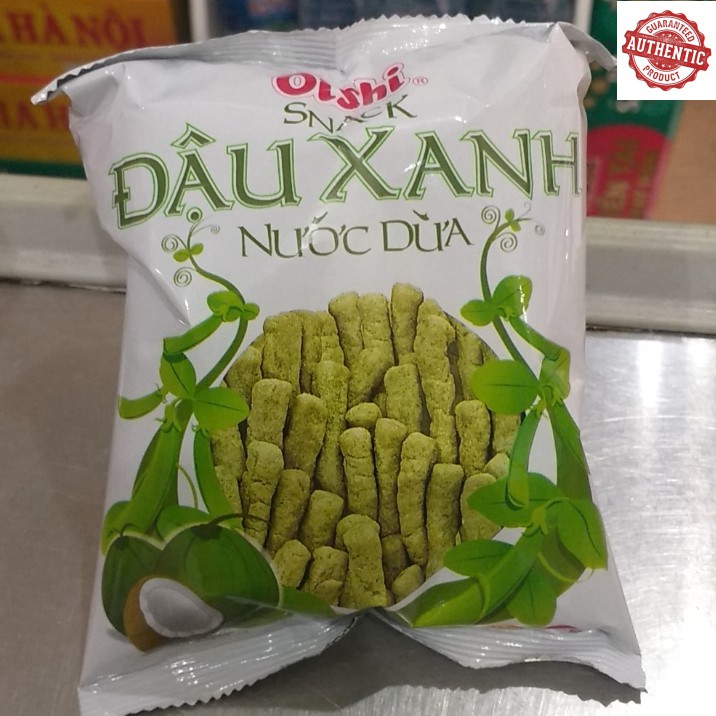 Bim Bim Oishi Snack Đậu Xanh Nước Dừa gói 16g