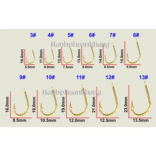 Hộp 100 Lưỡi Câu  Thép Nghạnh Nhọn ( Mã V )