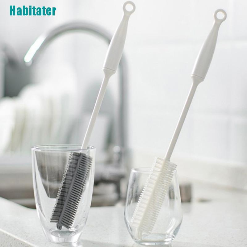 Cọ Rửa Ly Bằng Silicone Cán Dài Tiện Dụng