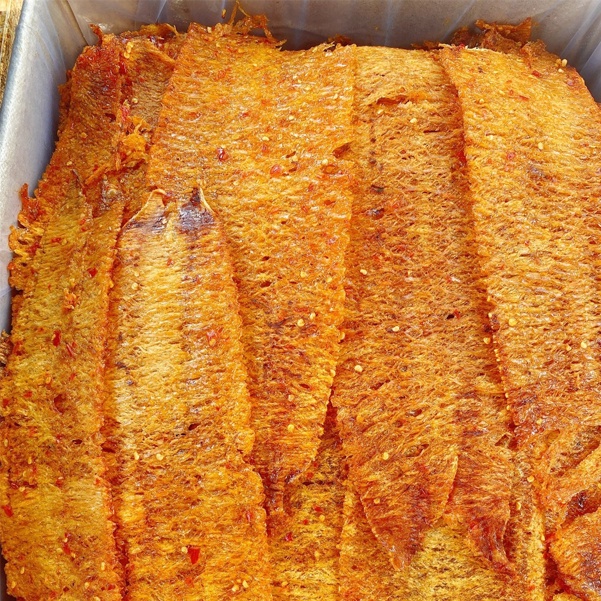 Mực cán tẩm vị loại 1 hộp 300gram, Đồ ăn vặt Sài Gòn