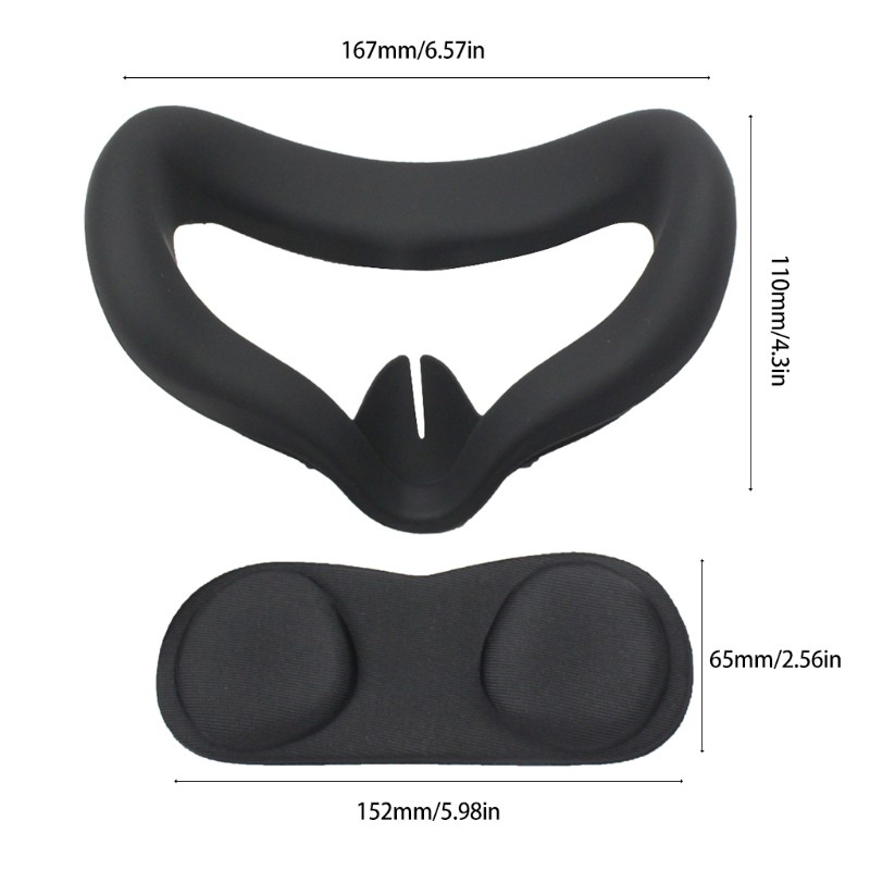 (Hàng Mới Về) Mặt Nạ Silicone Chống Mồ Hôi Cho Tai Nghe Oculus Quest 2