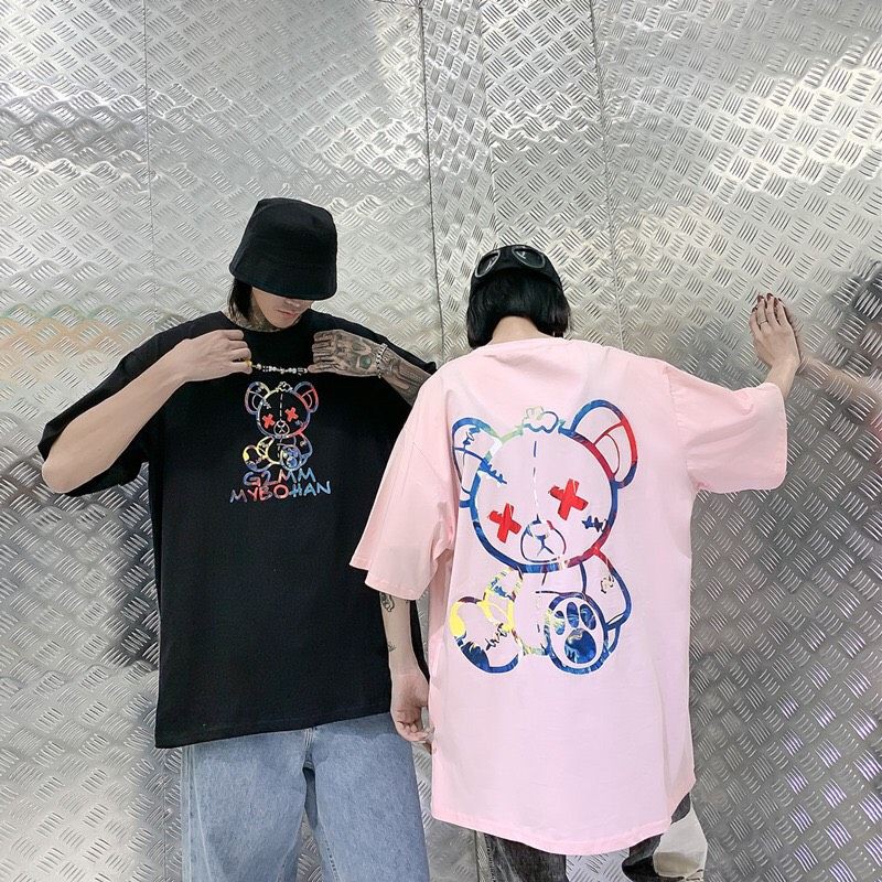 Áo Thun NAM Nữ Chất Vải Thun Cotton Hàng Freesize 1 Cỡ Form Dáng Rộng Dưới 65kg Mặc Vừa (Unisex Gấu Dead) | BigBuy360 - bigbuy360.vn