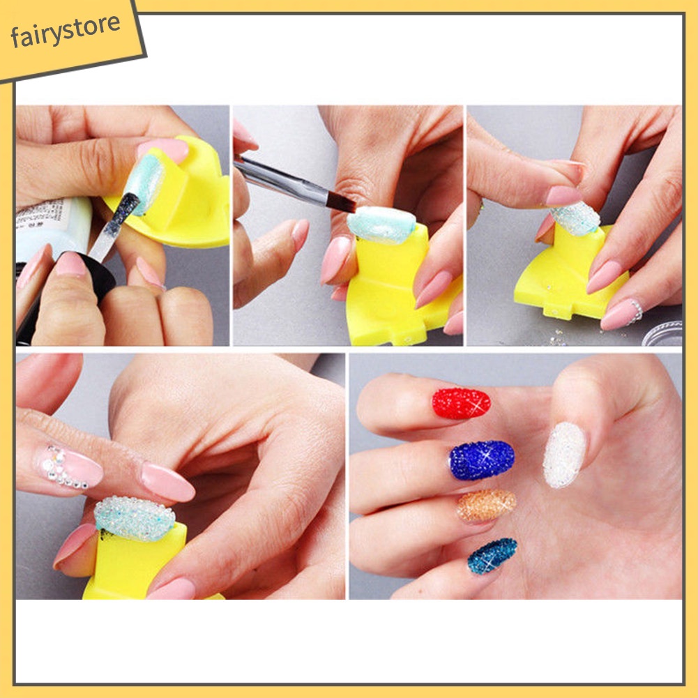 [Hàng mới về] Hộp đá pha lê mini 1.1-1.3mm lấp lánh trang trí móng tay chuyên dụng