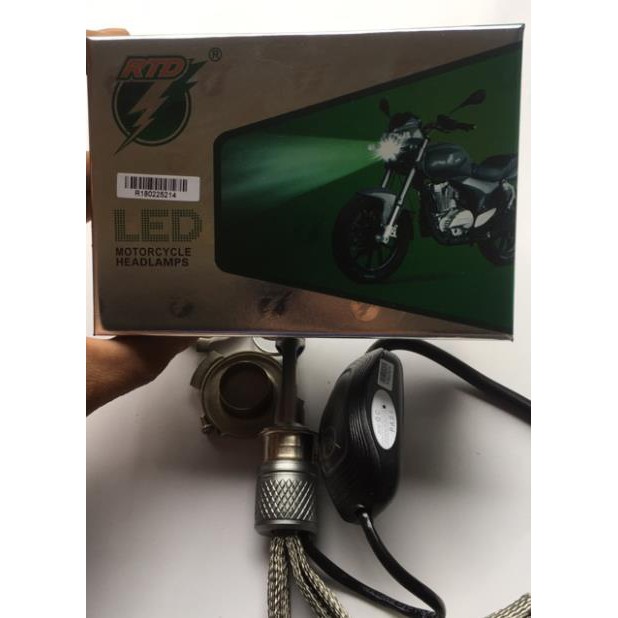 Đèn pha led M02J RTD led râu 2 tim.AC-DC 9-18v