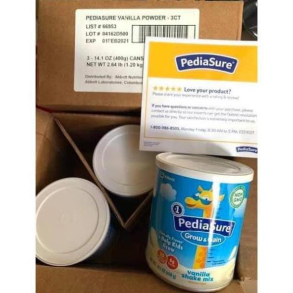 [FREESHIP] -  SỮA PEDIASURE GROW AND GAIN MỸ 400G