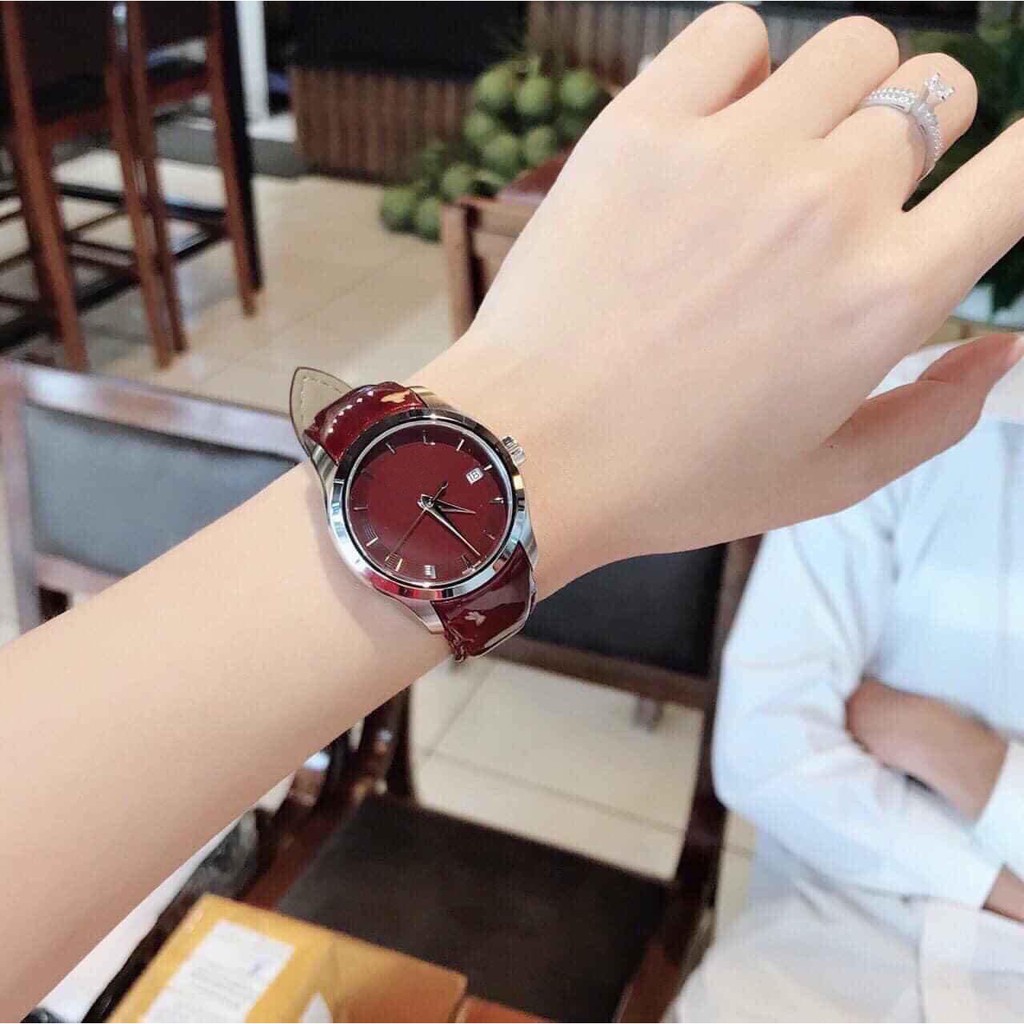 Đồng hồ nữ Tpofhs mặt tròn khoá xịn dây da bền, mặt chống xước , máy chống nước , kiểu dáng thời trang | BigBuy360 - bigbuy360.vn