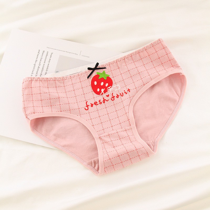 [Mã FAMALLT5 giảm 15% đơn 150k] Quần chip, Quần lót Cotton Trái Cây 4 Màu LYRA nhỏ dễ thương Thoáng Mát, Kháng Khuẩn | BigBuy360 - bigbuy360.vn