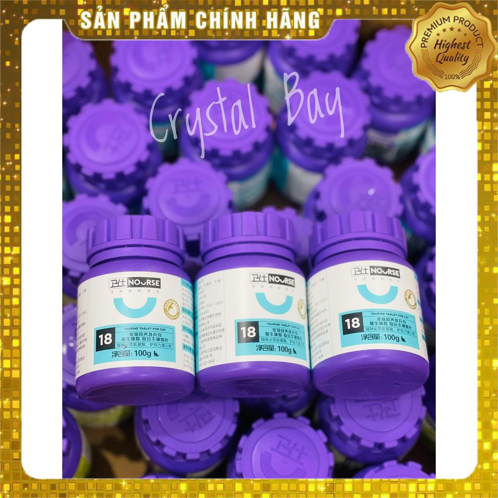 Viên dinh dưỡng cho mèo bổ sung TAURINE hỗ trợ điều trị tim mạch, phù hợp với mèo bị chảy nước mắt