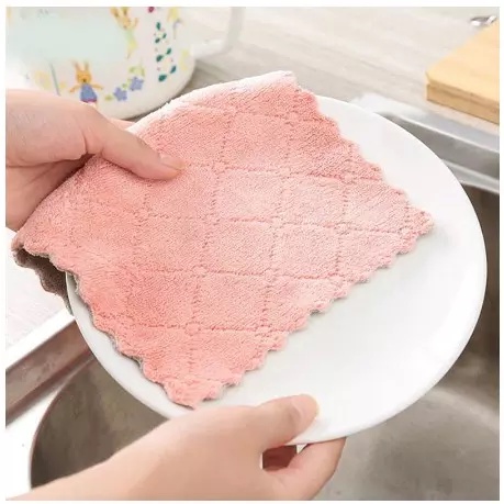 Combo Khăn Lau Bếp Lau Bát Đĩa Lau Tay Đa Năng- Siêu Thấm Hút- Sợi Vải Cotton dày dặn