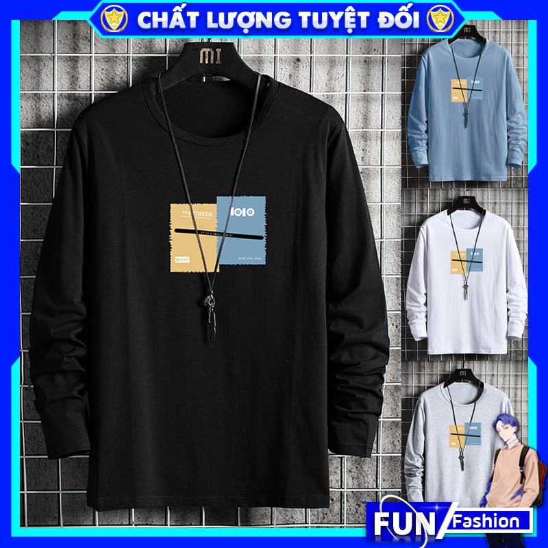 Áo thun nam dài tay FUN mã TT53-Q Áo tay lỡ nam form rộng cá tính