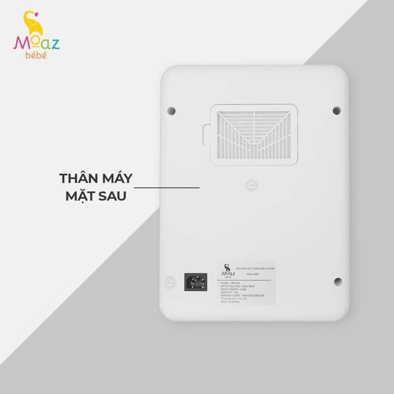 Máy Tiệt Trùng Sấy Khô UVC Và Bảo Quản Bình Sữa MOAZ BEBE MB-038