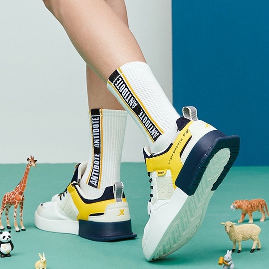 Giày thể thao Xtep phong cách đường phố chống mài mòn bền bỉ thời trang đơn giản thoải mái dành cho nam