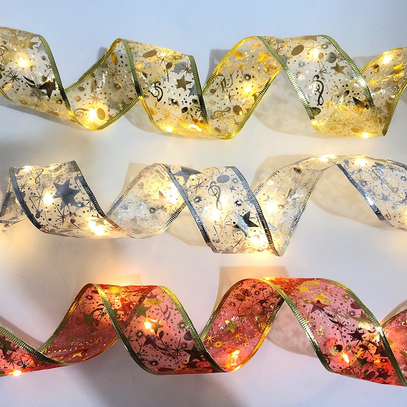 Dây Đèn LED Hai Lớp Trang Trí Cây Thông Noel 1 / 2 / 4M