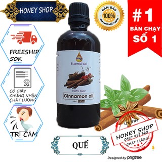 Tinh dầu 100% Nguyên Chất Quế 100ml có chứng nhận