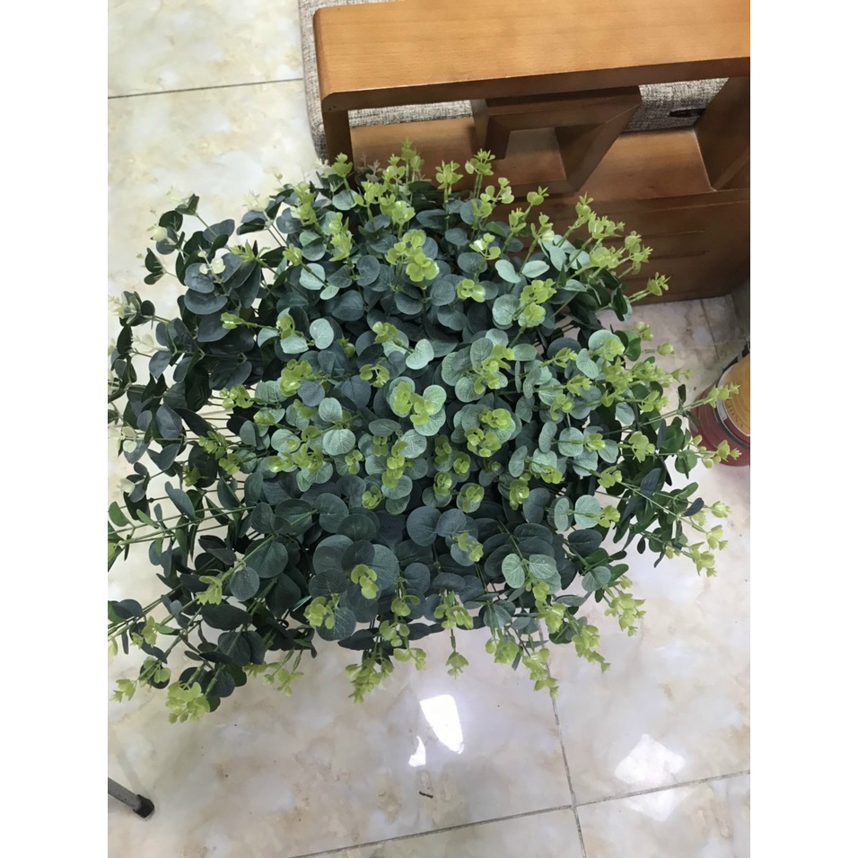 Hoa giả - Cành khuynh điệp vàng - Rẻ quạt - Lá táo mốc giả cắm đào đông decor trang trí ngày Tết