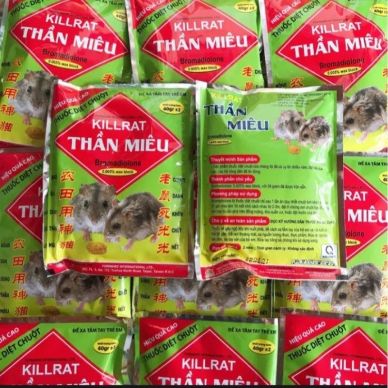 THUỐC CHUỘT THÓC CHẤU ĂN NGỬI CHẾT NHANH