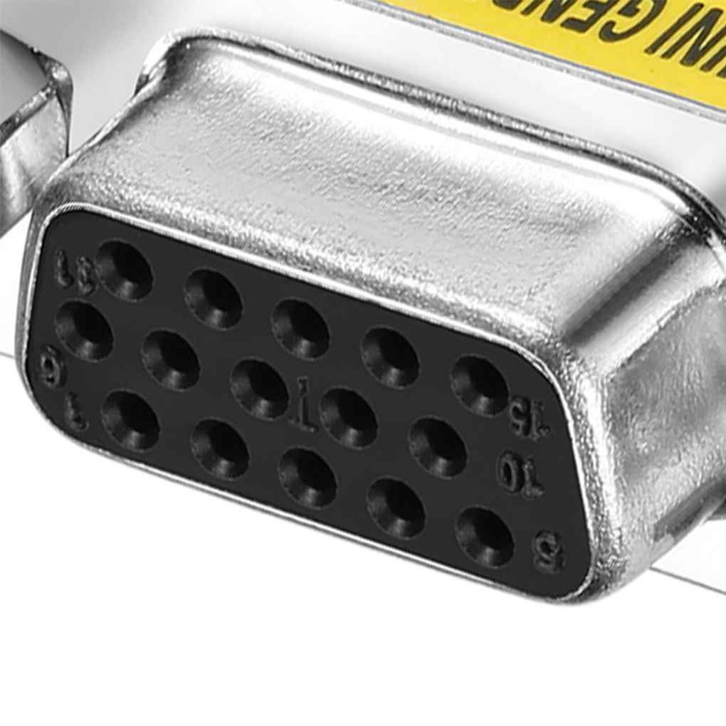 Female to Female VGA HD 15 Pin Gender Changer Convertor Adapter Mini Female Connector