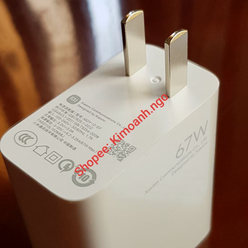 Bộ Sạc Nhanh 67W Xiaomi Redmi, Poco New Seal.